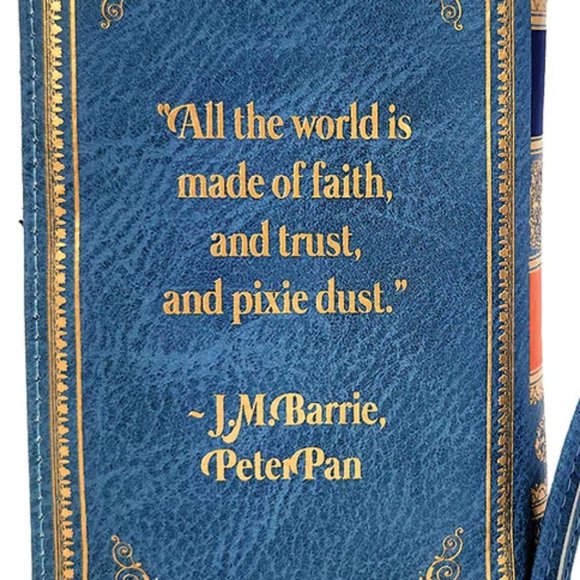 Peter Pan Book Cover Wallet - Wristlet - Book Lover Gifts - Novelty Wallets - Picture 5 of 6